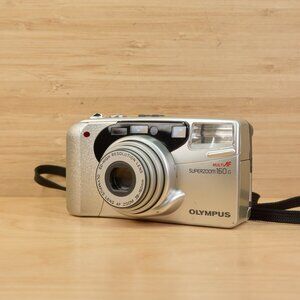 Olympus Superzoom 160G / 35mm Film Point & Shoot Camera / Tested & Working